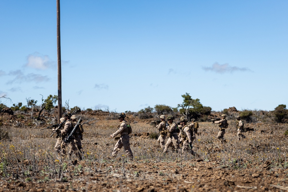 3d LCT Conducts Squad Attacks at Pohakuloa