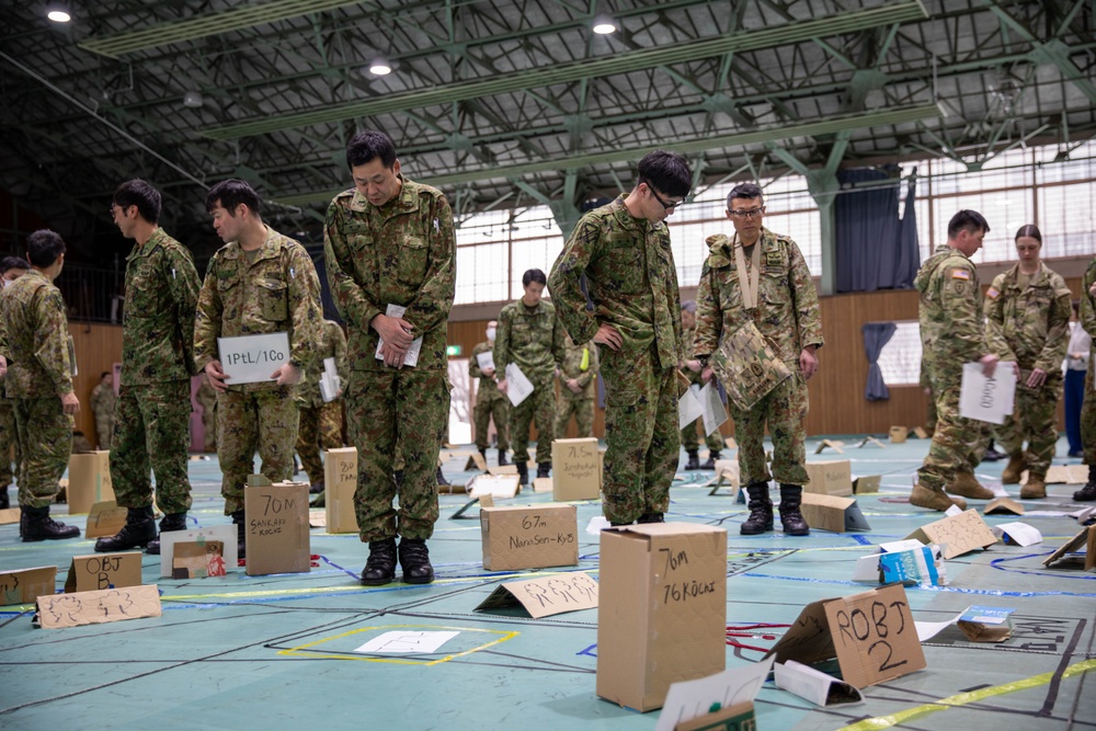 JGSDF Members Participate in a ROC Drill