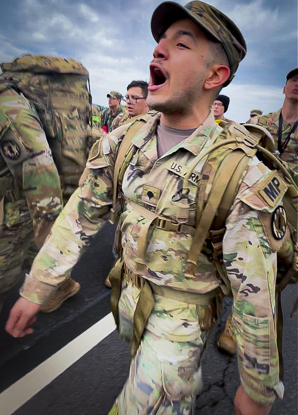 Soldiers honor POWs with 60-mile ‘Long March’ reenactment