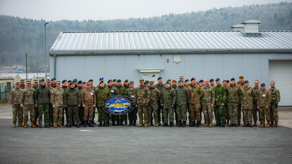 Distinguished Visitors from U.S. Army, NATO and partner nations observe training during Combined Resolve 25-1