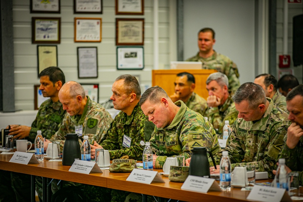 Distinguished Visitors from U.S. Army, NATO and partner nations observe training during Combined Resolve 25-1