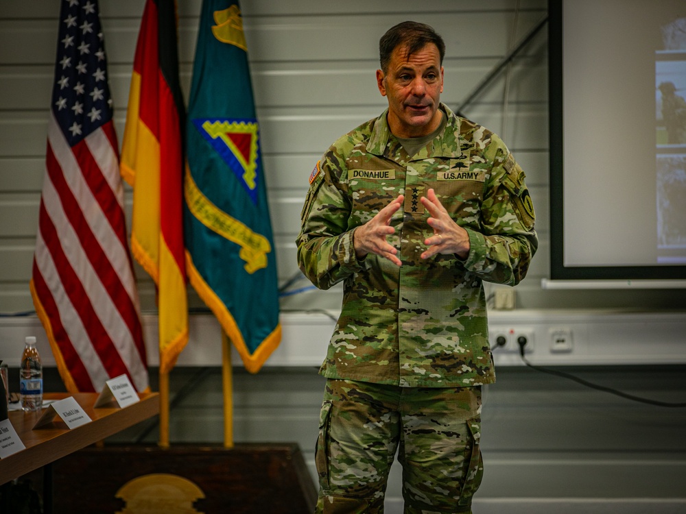 Distinguished Visitors from U.S. Army, NATO and partner nations observe training during Combined Resolve 25-1