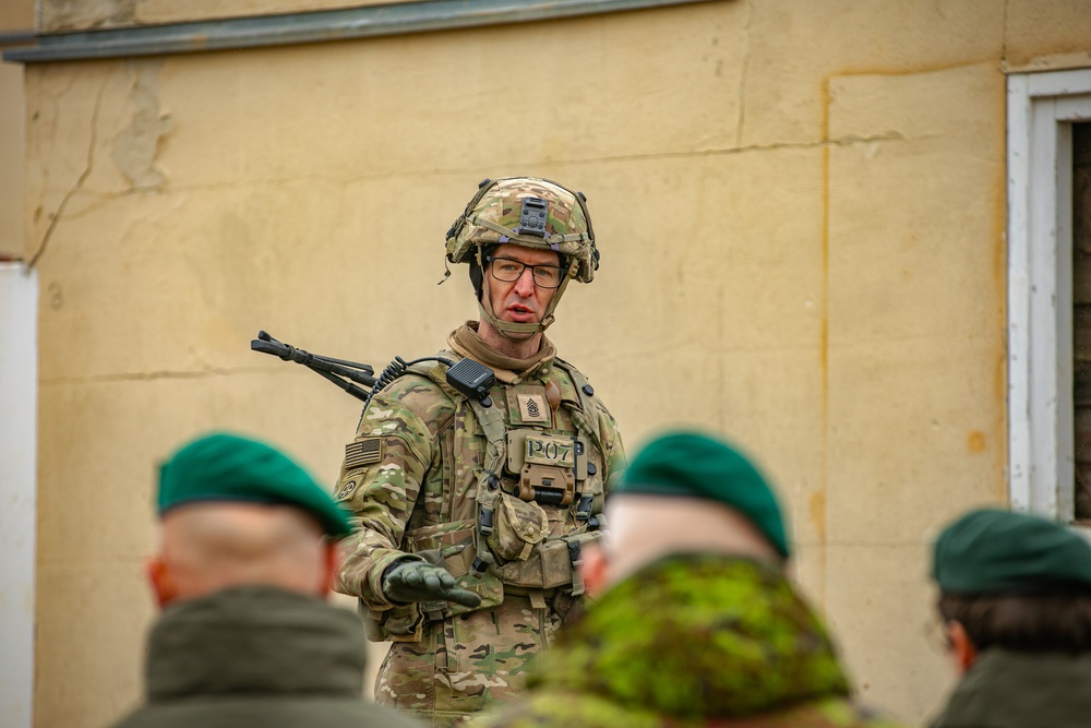 Distinguished Visitors from U.S. Army, NATO and partner nations observe training during Combined Resolve 25-1