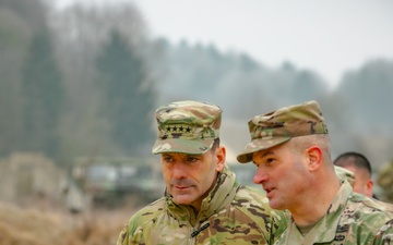 Distinguished Visitors from U.S. Army, NATO and partner nations observe training during Combined Resolve 25-1