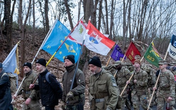 Soldiers honor POWs with 60-mile ‘Long March’ reenactment