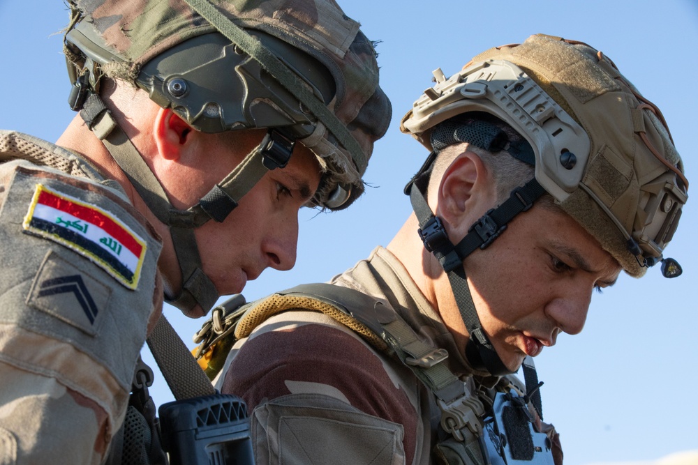 Coalition Members Conduct Live Fire Exercise Near Al Asad Air Base