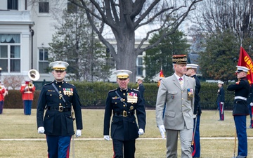 Commandant, Gen. Smith, Hosts a Honors Ceremony in Honor of the French Chief of Staff of the French Army, Gen. Pierre Schill