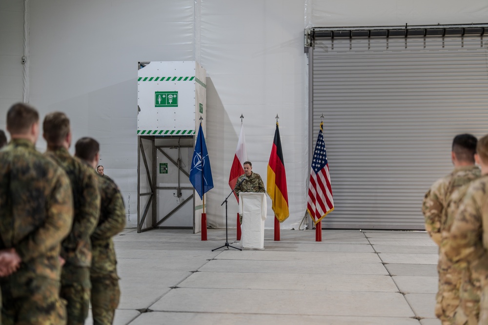 5-7 ADA BN hands over Patriot mission in Poland to Germany