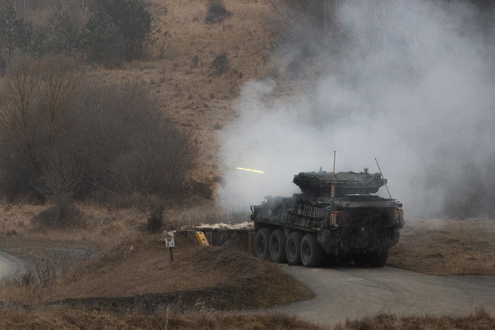 U.S. Army showcases capabilities of Stryker weapons system to Bulgarian Armed Forces leadership