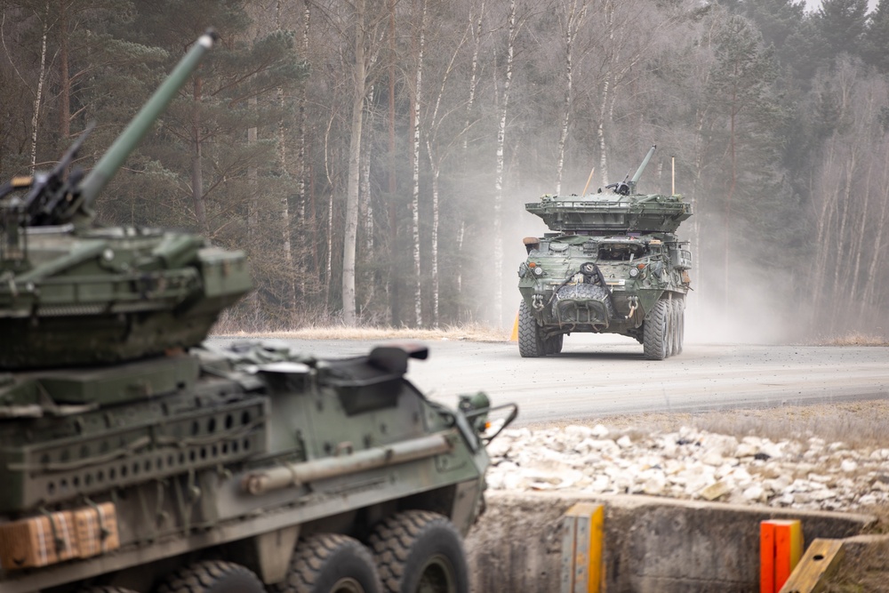 U.S. Army showcases capabilities of Stryker weapons system to Bulgarian Armed Forces leadership