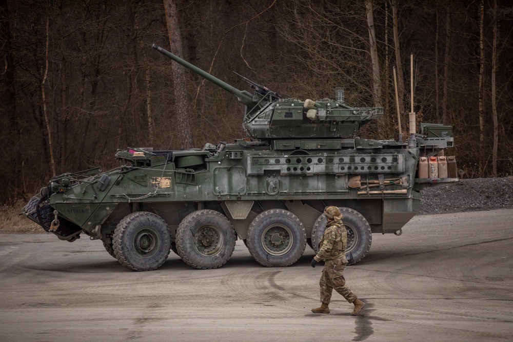 U.S. Army showcases capabilities of Stryker weapons system to Bulgarian Armed Forces leadership