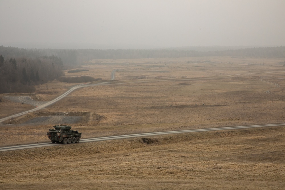 U.S. Army showcases capabilities of Stryker weapons system to Bulgarian Armed Forces leadership