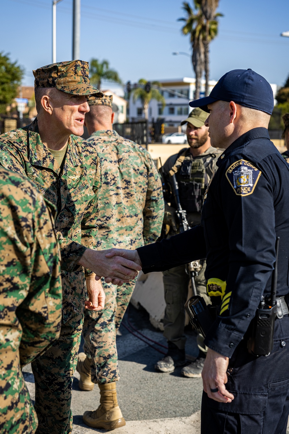 Major General Jason G. Woodworth Visits MCRD San Diego