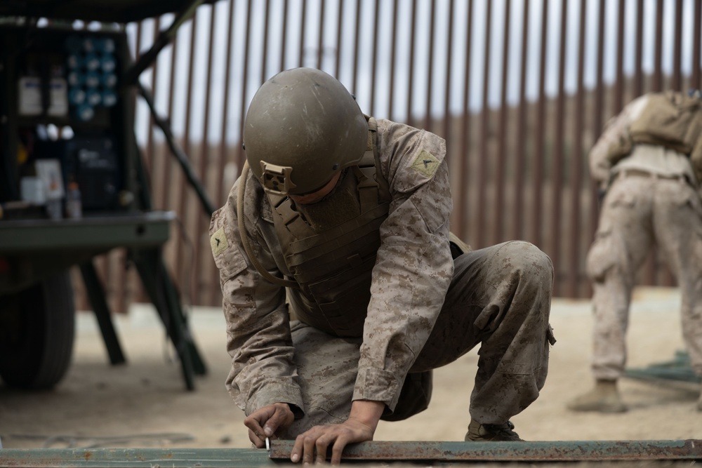 U.S. Marines assist CBP with border security mission