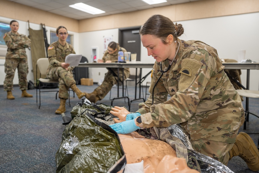 Oregon Guard Combat Medics Test Drone Delivery in Recertification