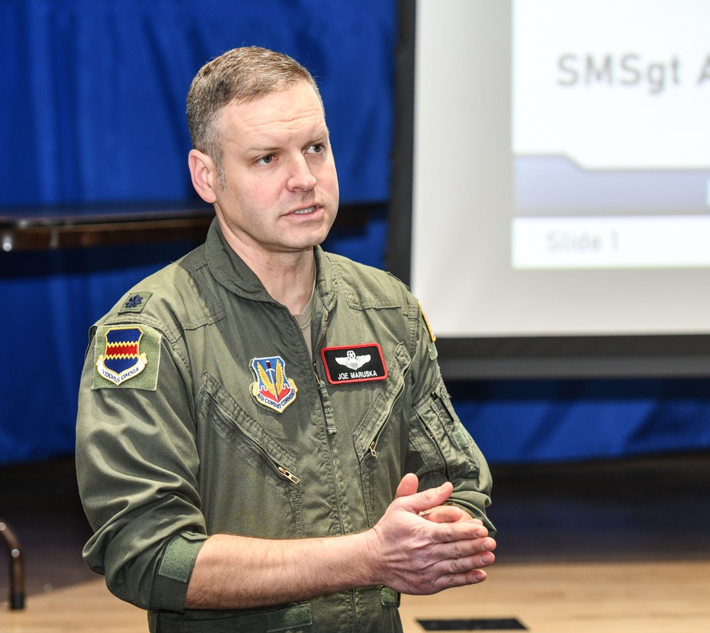 55th Wing Leadership Engages Airmen Face-to-Face Amid Policy Changes