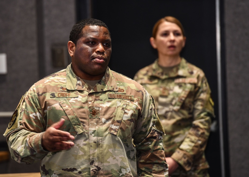 55th Wing Leadership Engages Airmen Face-to-Face Amid Policy Changes