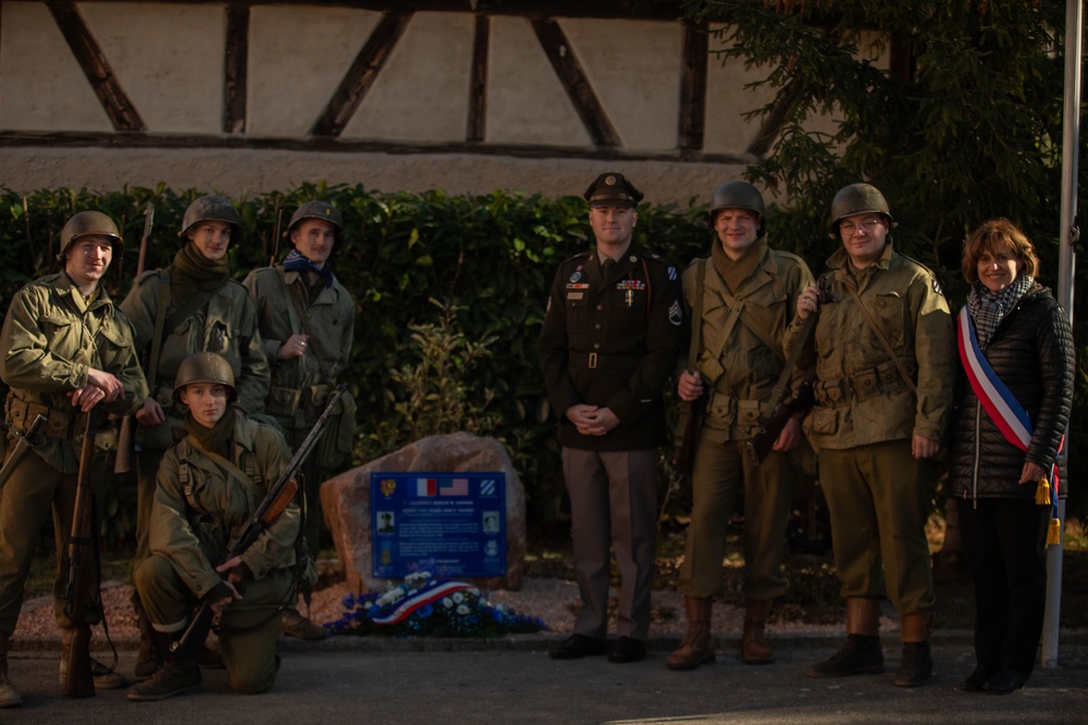 Ceremony commemorates the 80th anniversary of the Battle of Colmar