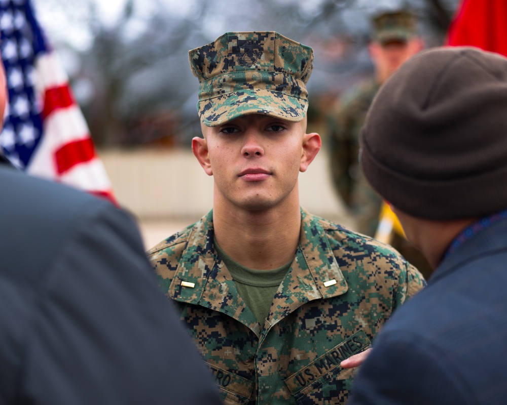 Marine Corps Officer Commissioning Ceremony