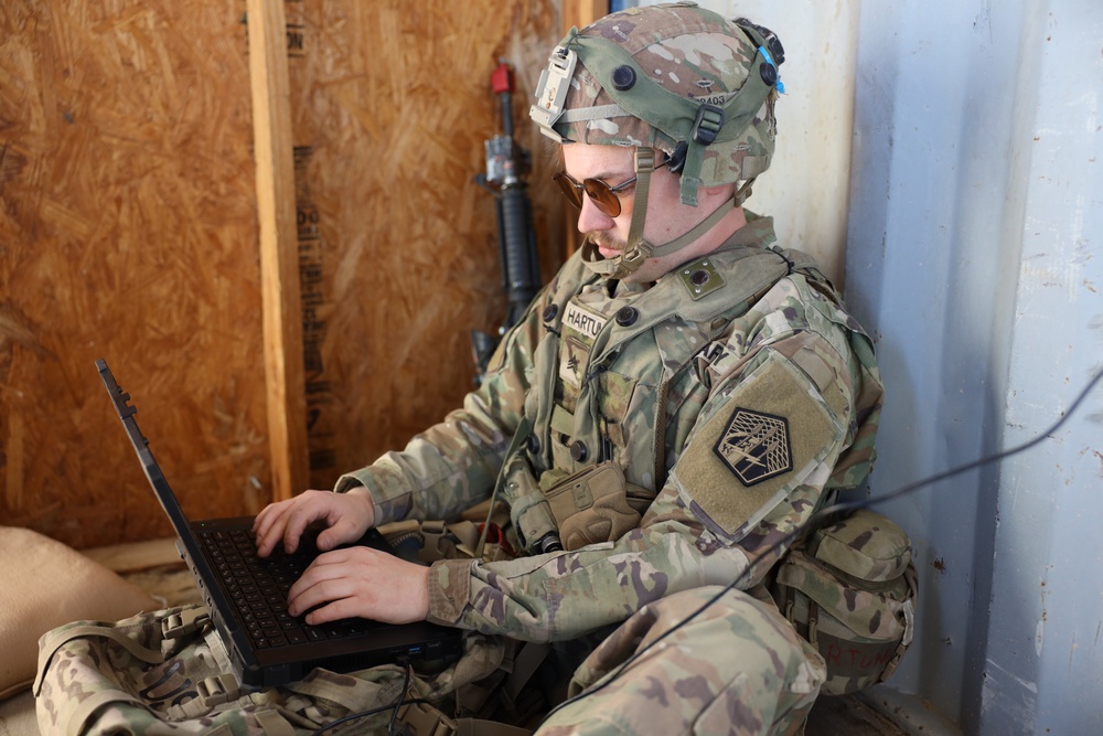 11th Cyber Battalion supports U.S. Army Rotational Training Units at NTC 41