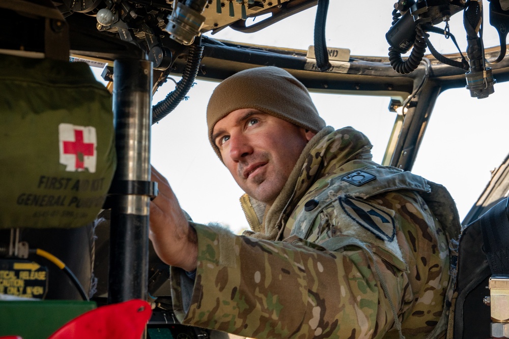 1st Air Cavalry Brigade takes flight during Exercise Combined Resolve