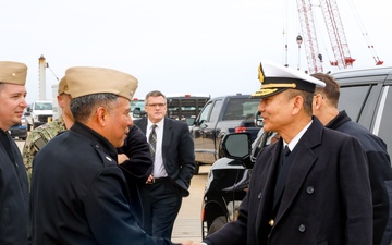 Adm Jirapol Wongwit, commander-in-chief, Royal Thai navy visits USS New Mexico (SSN 779)