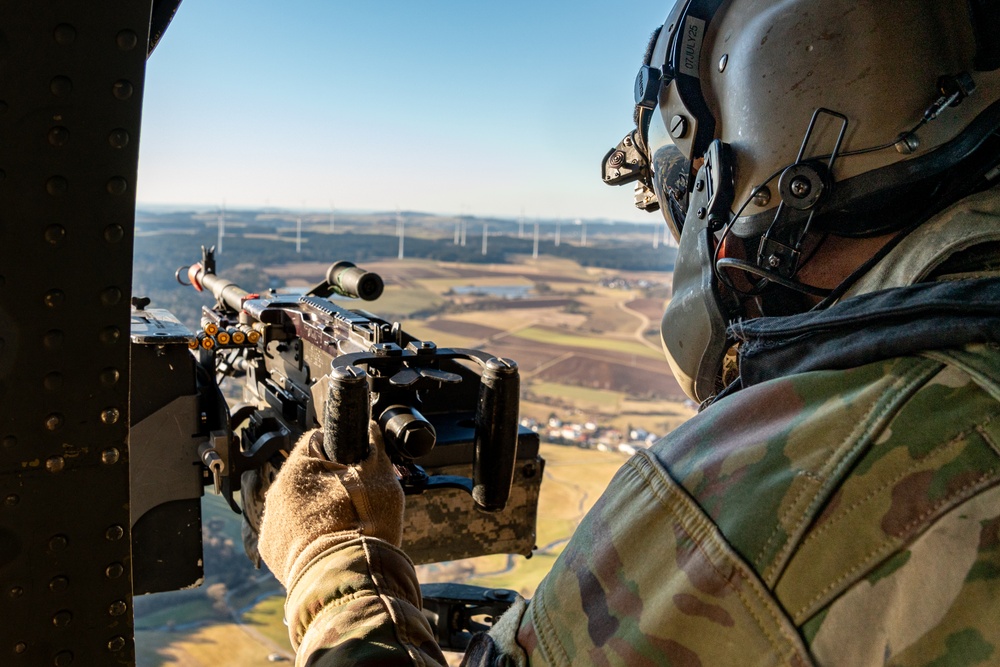 1st Air Cavalry Brigade takes flight during Exercise Combined Resolve