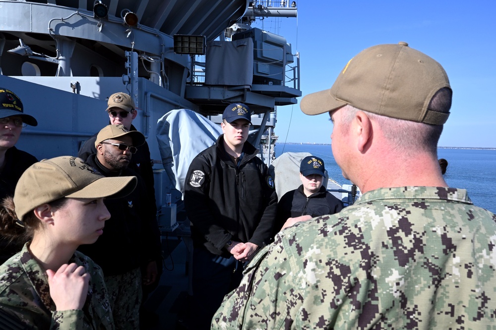 VIPER training aboard USS Iwo Jima