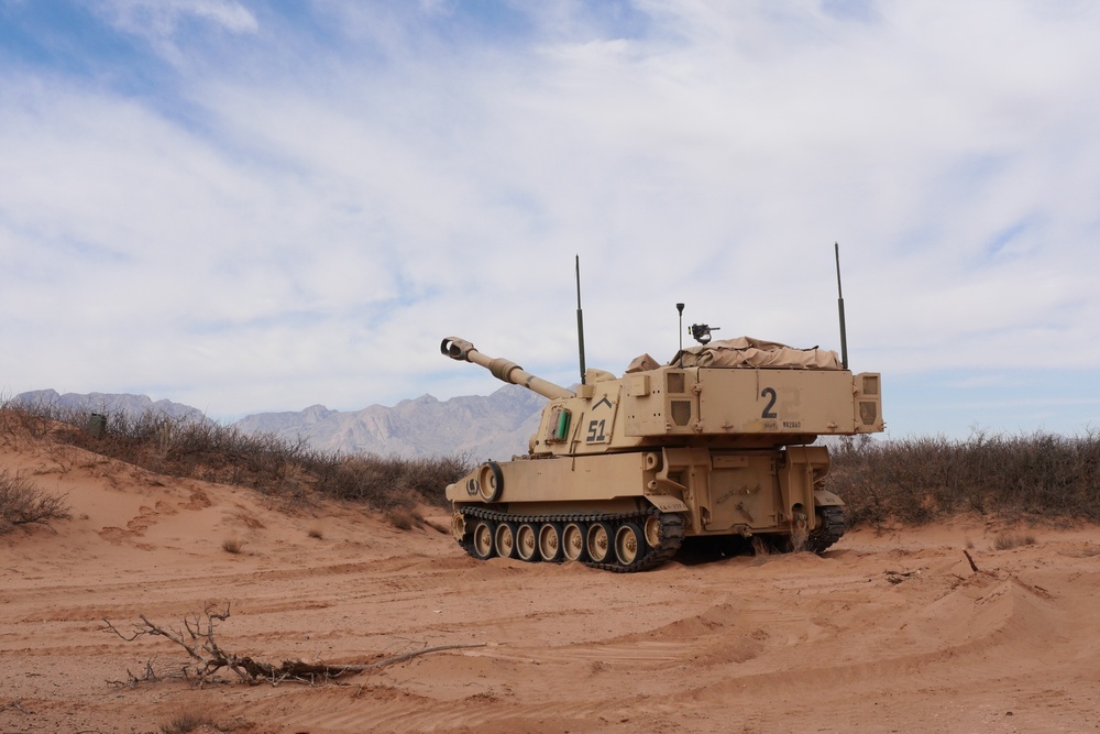 Iron Thunder Strikes, Live-Fire Exercise at Fort Bliss