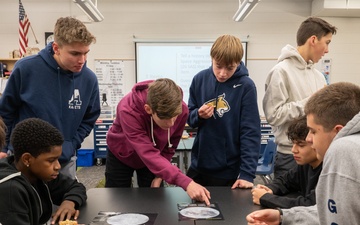 26th Space Aggressor Squadron engages students at Air Academy High School