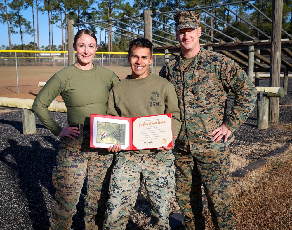 A Commitment to Serve: Sgt. Kissoon Reenlists!