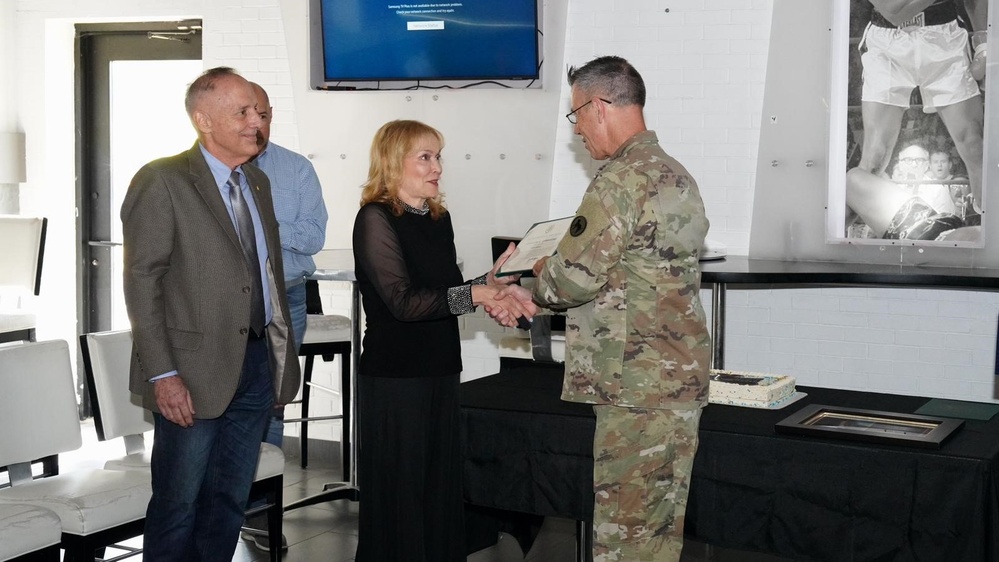 Frattallone retires after 29 years of combined service