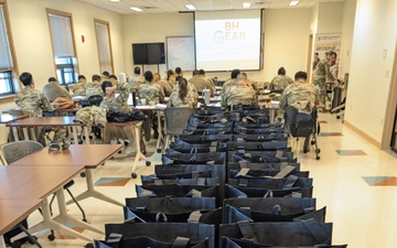 The training folders each trainee is provided to conduct their own BH GEAR training.