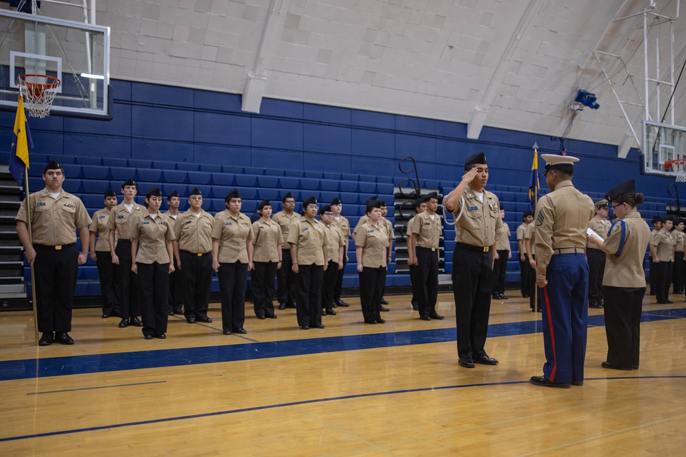 Turlock High School JROTC Uniform Inspection