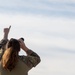 Italian Special Operation Forces members conduct free fall jumps during Emerald Warrior 25.1