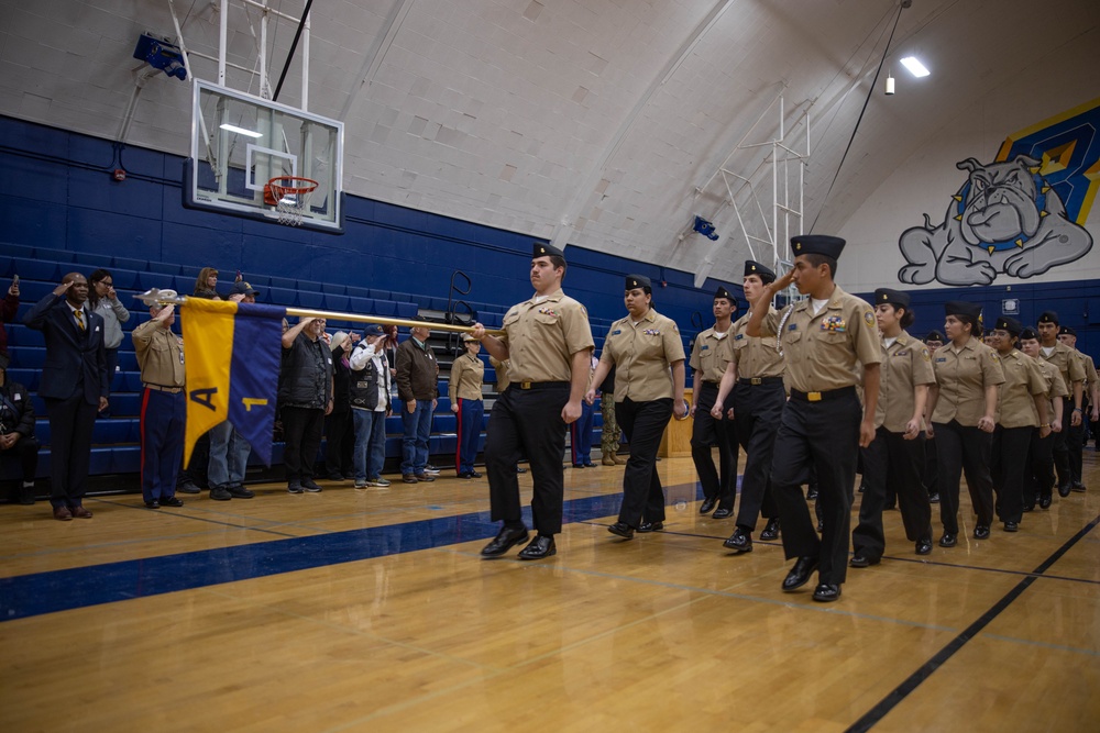 Turlock High School JROTC Uniform Inspection