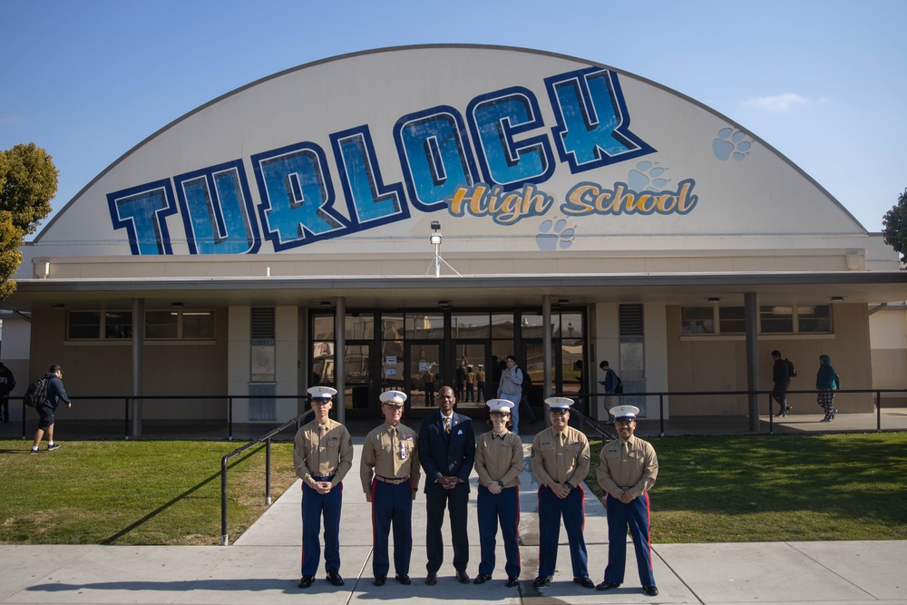 Turlock High School JROTC Uniform Inspection