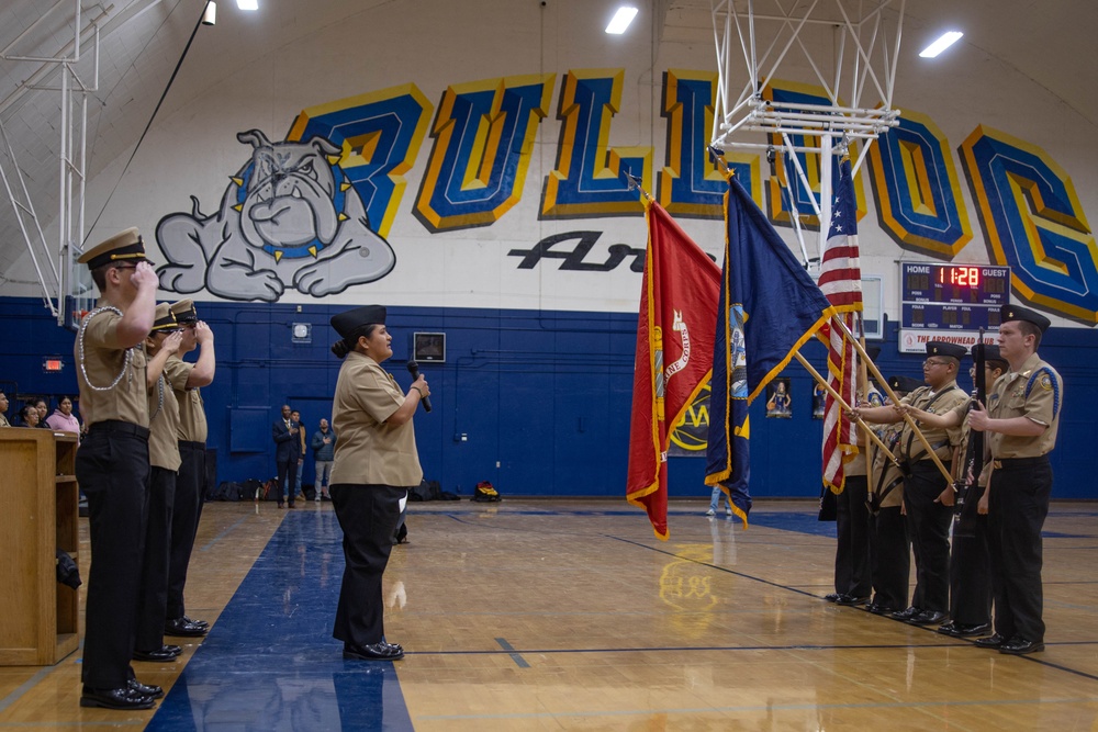 Turlock High School JROTC Uniform Inspection