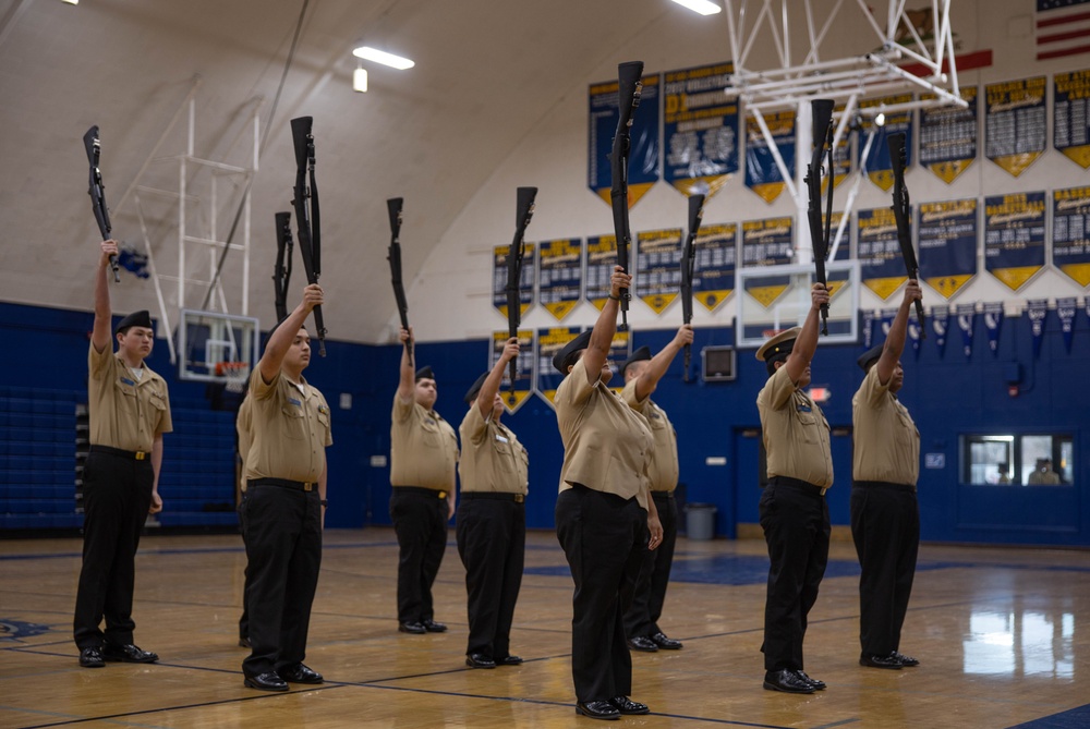 Turlock High School JROTC Uniform Inspection