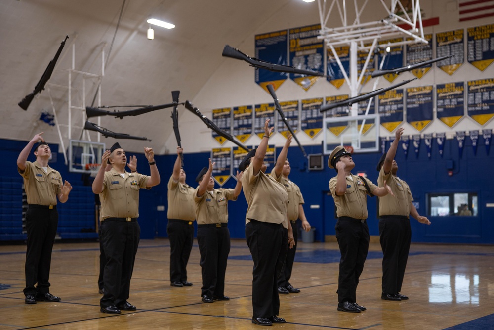 Turlock High School JROTC Uniform Inspection