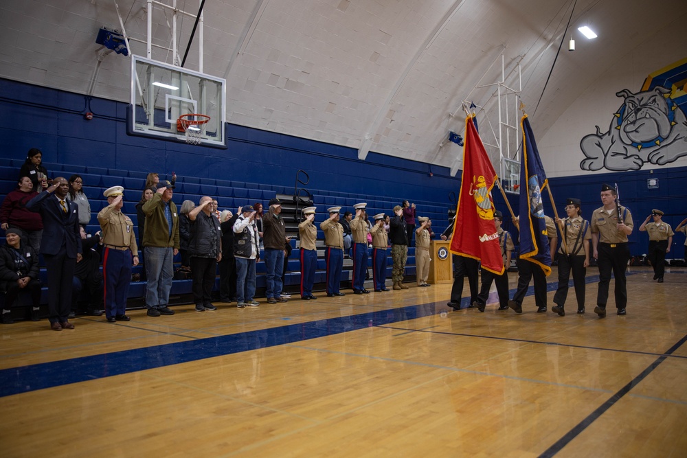 Turlock High School JROTC Uniform Inspection