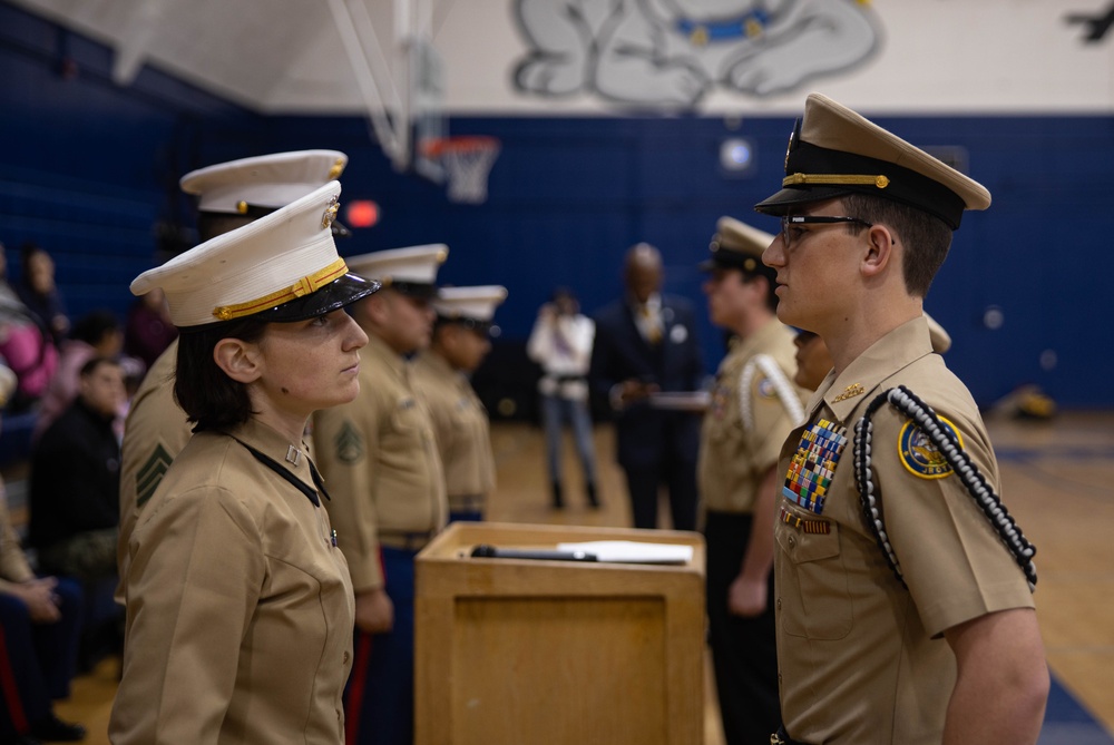 Turlock High School JROTC Uniform Inspection