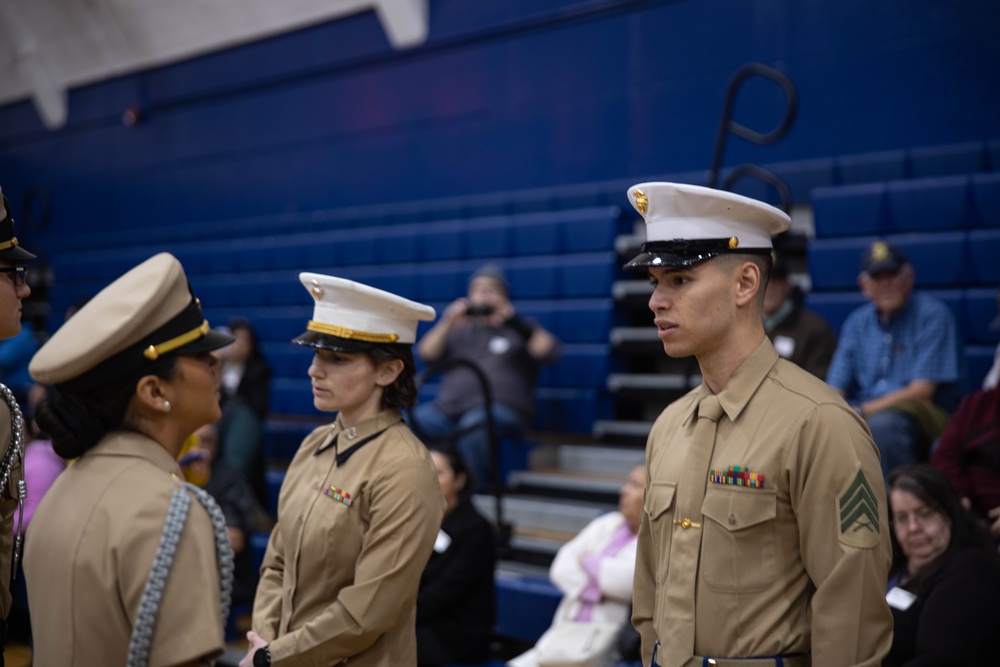 Turlock High School JROTC Uniform Inspection