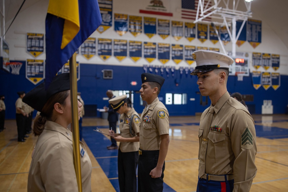 Turlock High School JROTC Uniform Inspection