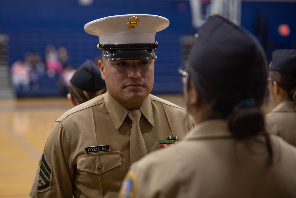 Turlock High School JROTC Uniform Inspection