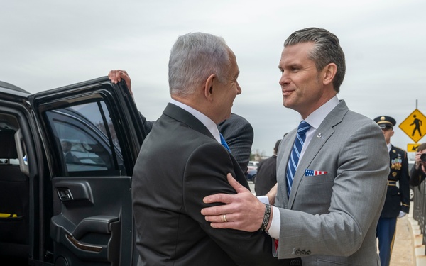 SD Hegseth Bilateral Exchange With PM Netanyahu