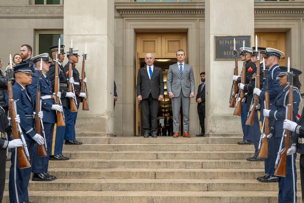 SD Hegseth Bilateral Exchange With PM Netanyahu