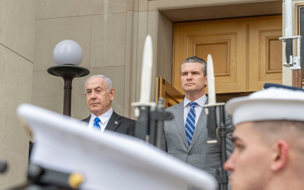 SD Hegseth Bilateral Exchange With PM Netanyahu