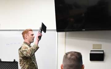 Alabama Scout Troops visit the 117th Air Refueling Wing