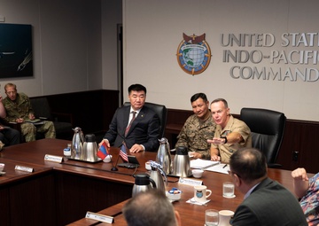 Mongolian Minister of Defense visits U.S. Indo-Pacific Command